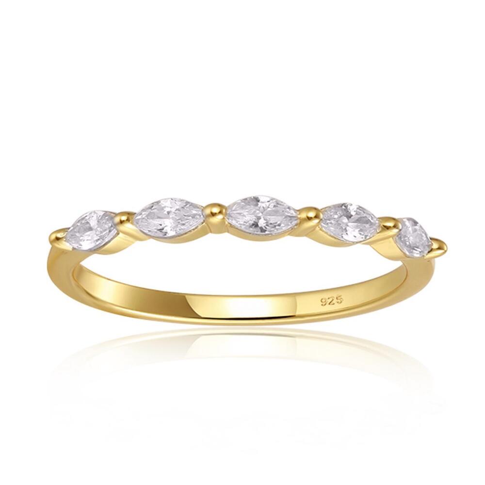 NEW STARLETTE women's scarlett stackable ring in gold
